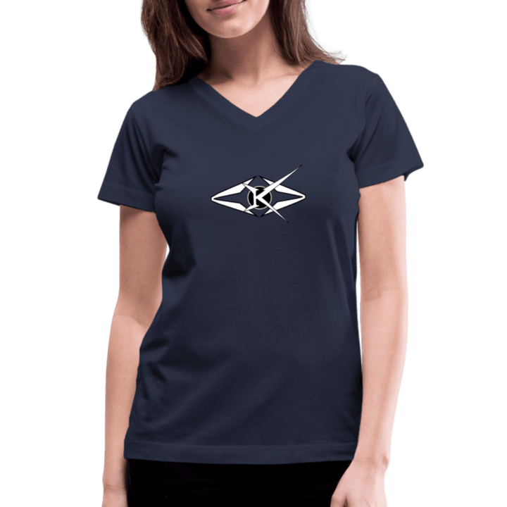 Women's V-Neck T-Shirt - VYBRATIONAL KREATORS®