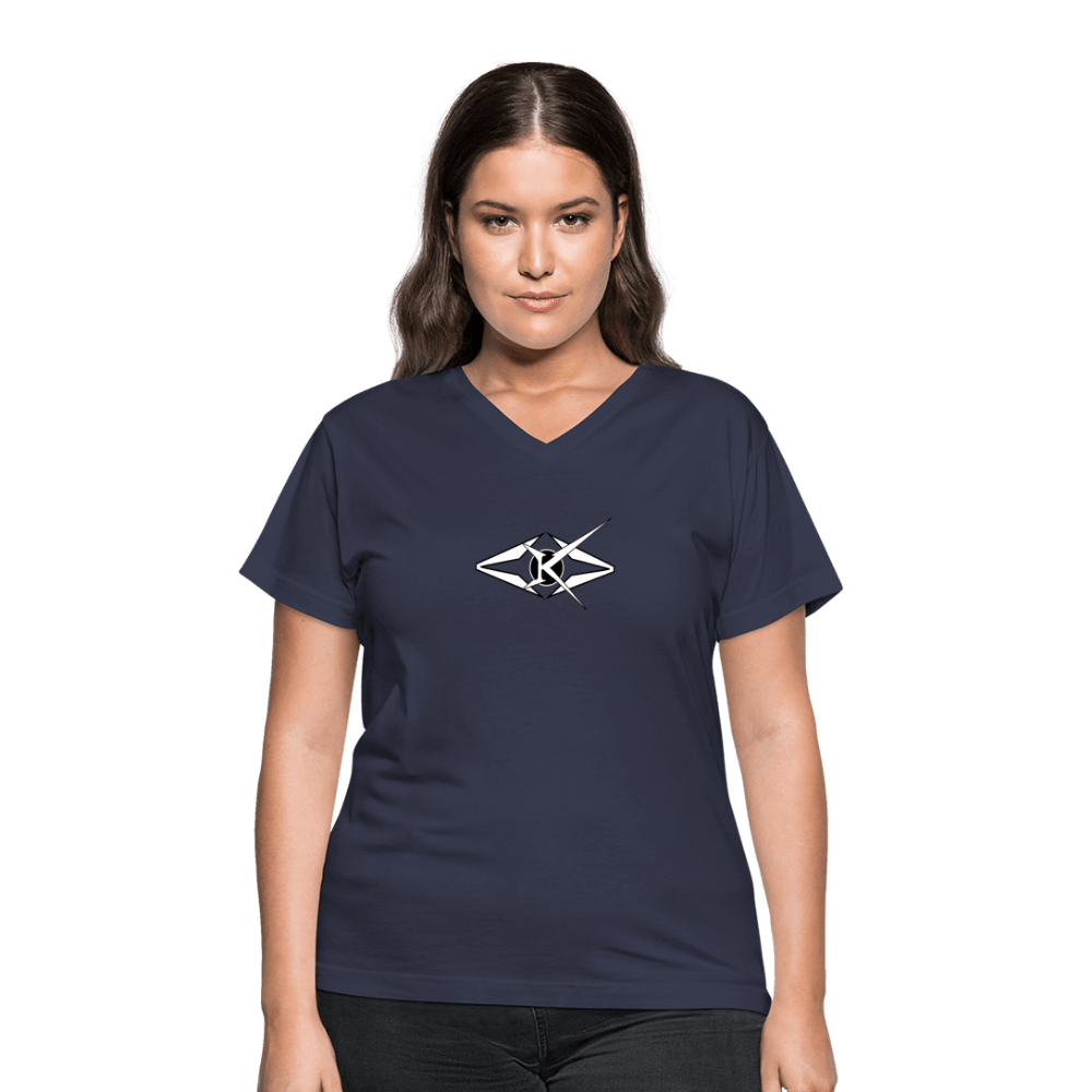 Women's V-Neck T-Shirt - VYBRATIONAL KREATORS®