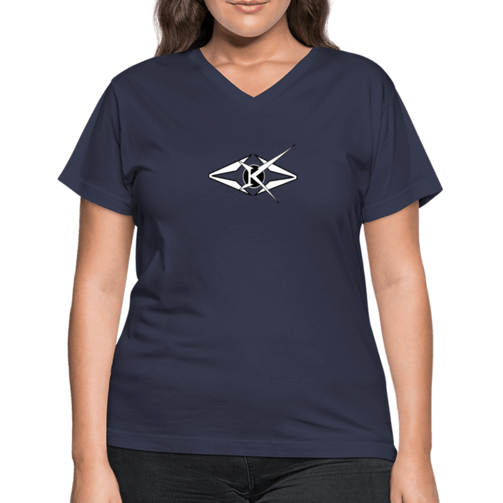 Women's V-Neck T-Shirt - VYBRATIONAL KREATORS®