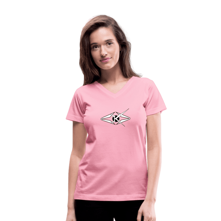 Women's V-Neck T-Shirt - VYBRATIONAL KREATORS®