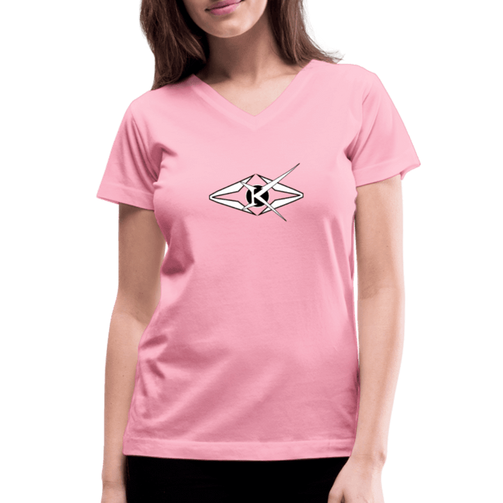 Women's V-Neck T-Shirt - VYBRATIONAL KREATORS®