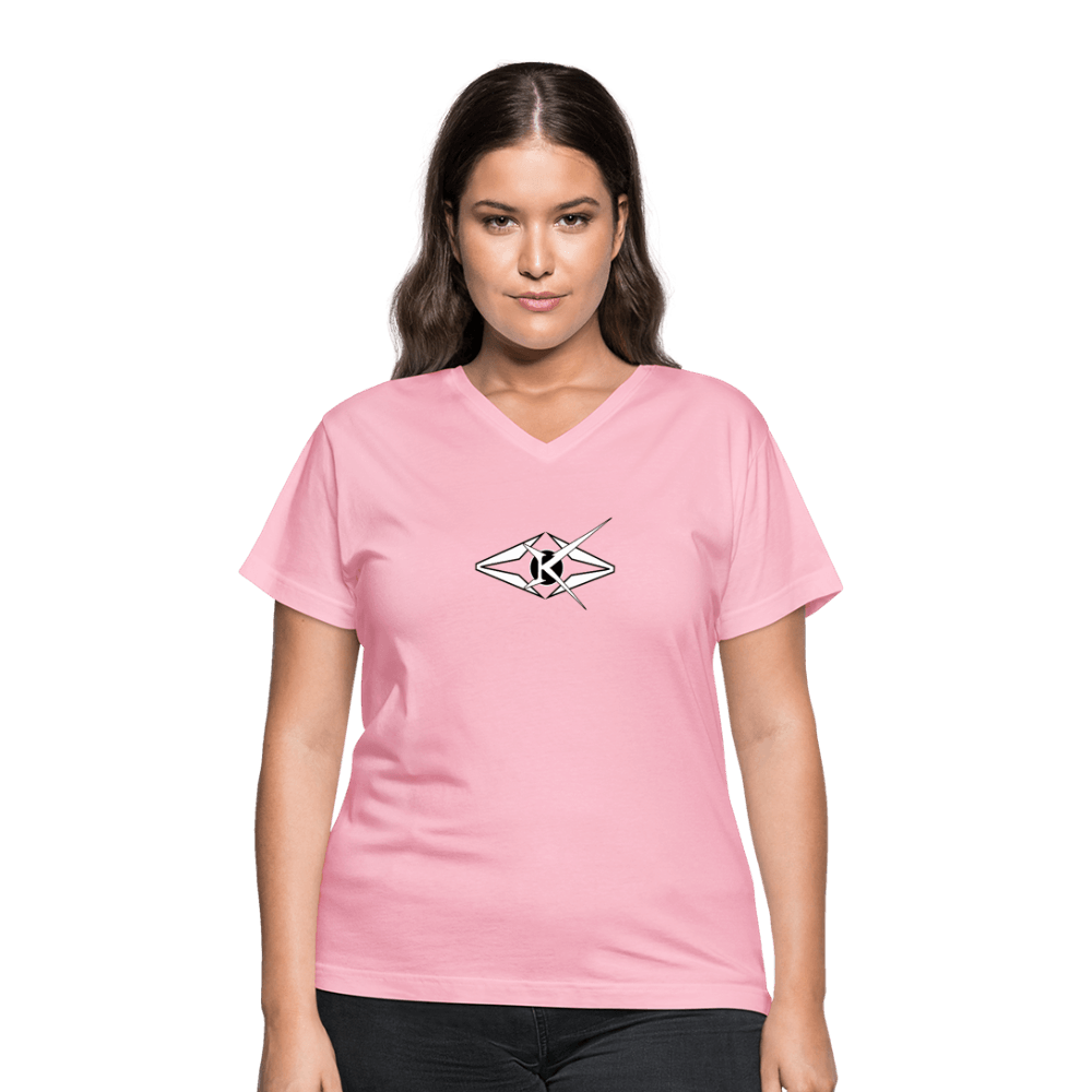 Women's V-Neck T-Shirt - VYBRATIONAL KREATORS®