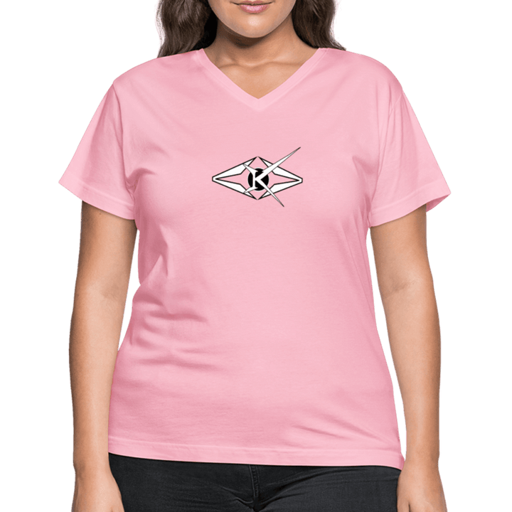 Women's V-Neck T-Shirt - VYBRATIONAL KREATORS®