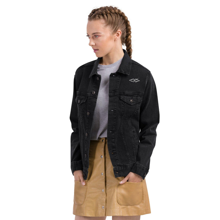 women denim jacket - VYBRATIONAL KREATORS®