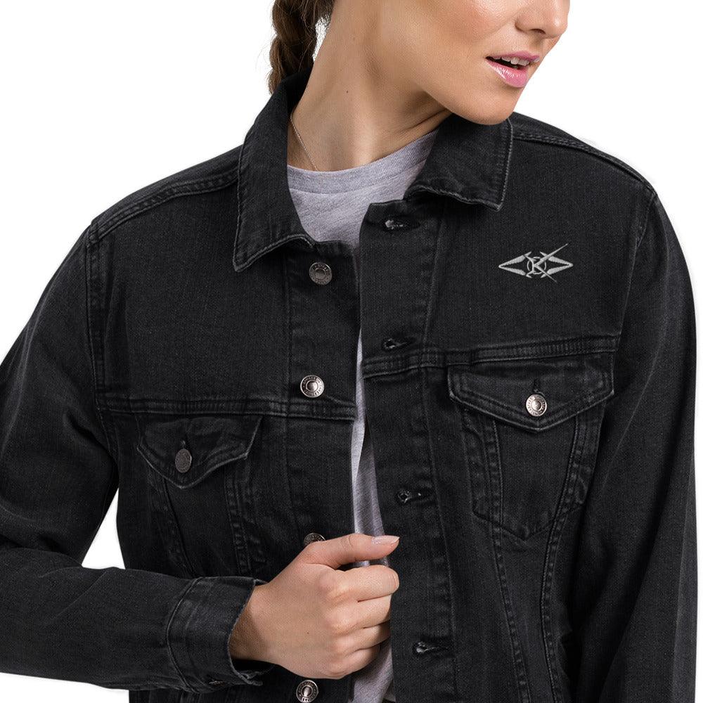 women denim jacket - VYBRATIONAL KREATORS®