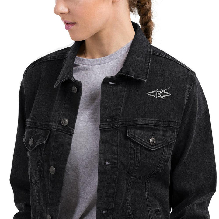 women denim jacket - VYBRATIONAL KREATORS®