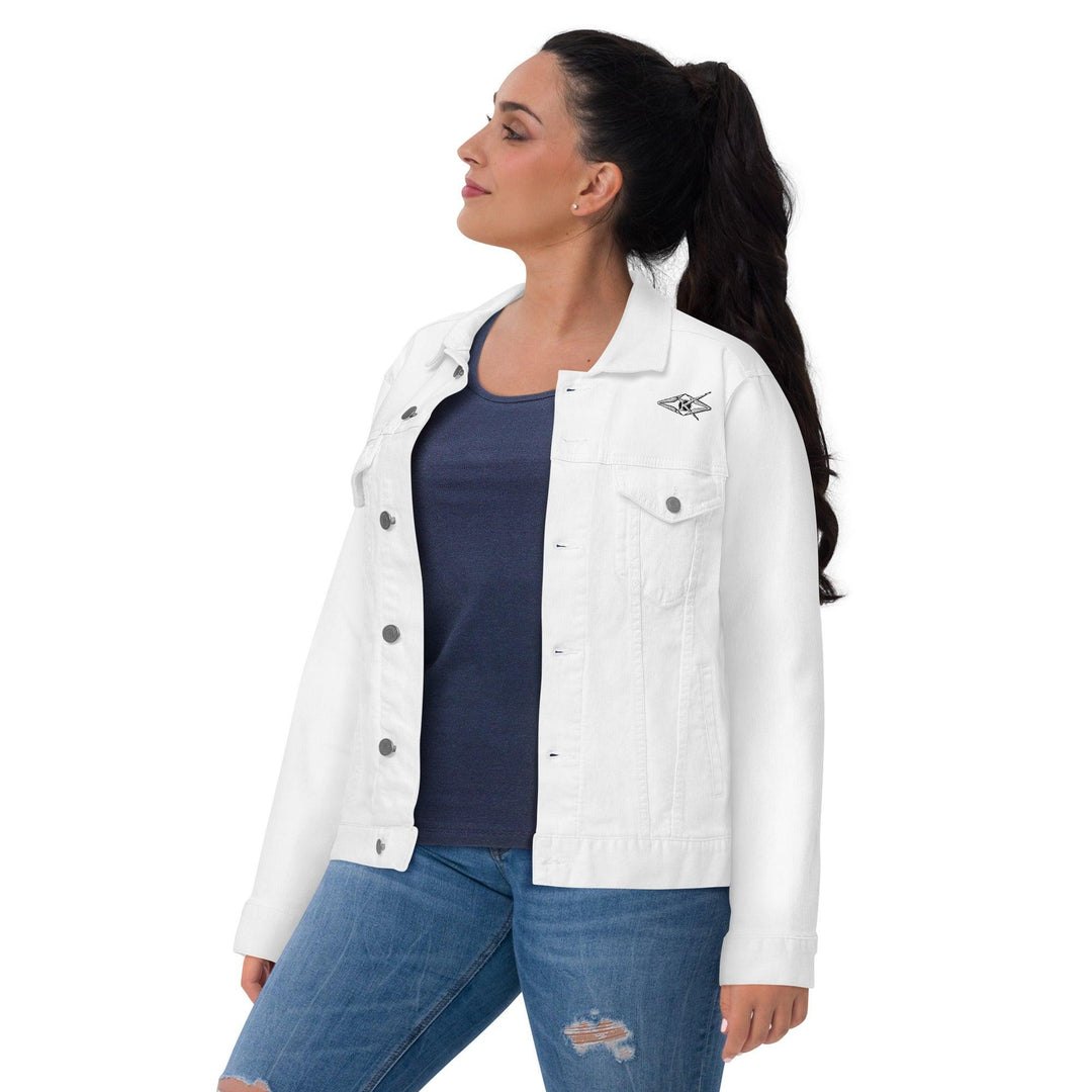 women denim jacket - VYBRATIONAL KREATORS®