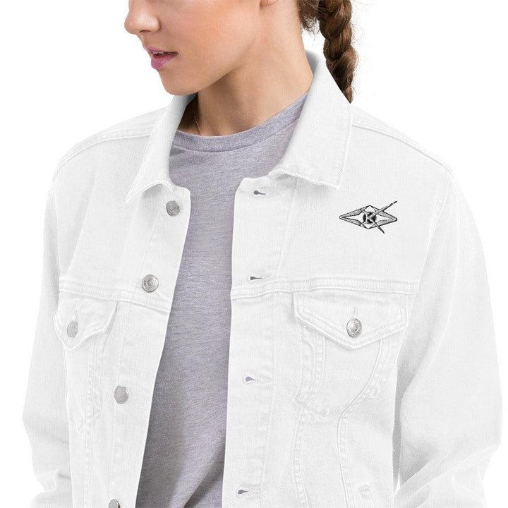 women denim jacket - VYBRATIONAL KREATORS®