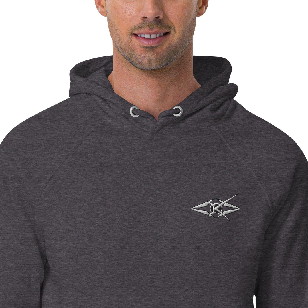 Men's eco raglan hoodie - VYBRATIONAL KREATORS®