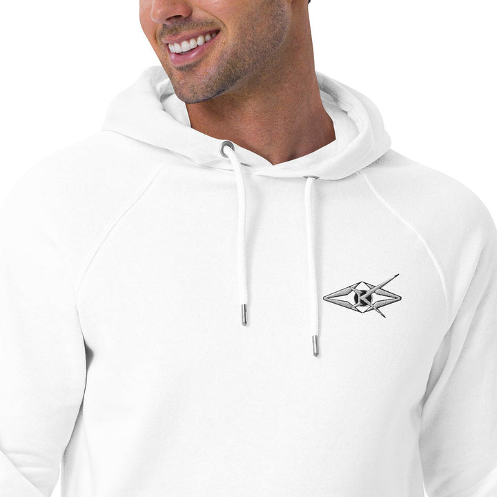 Men's eco raglan hoodie - VYBRATIONAL KREATORS®