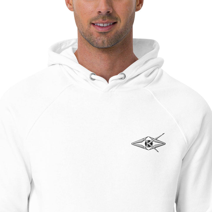 Men's eco raglan hoodie - VYBRATIONAL KREATORS®