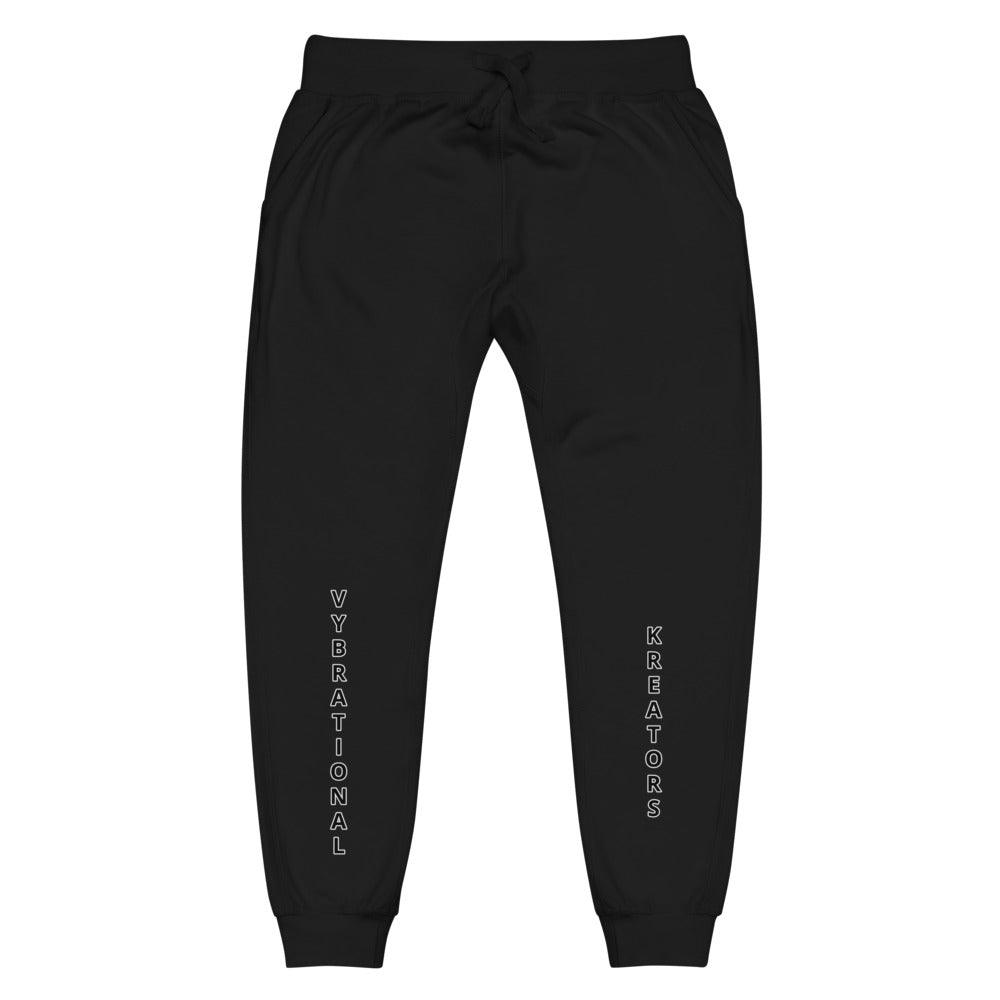 VK fleece sweatpants - VYBRATIONAL KREATORS®