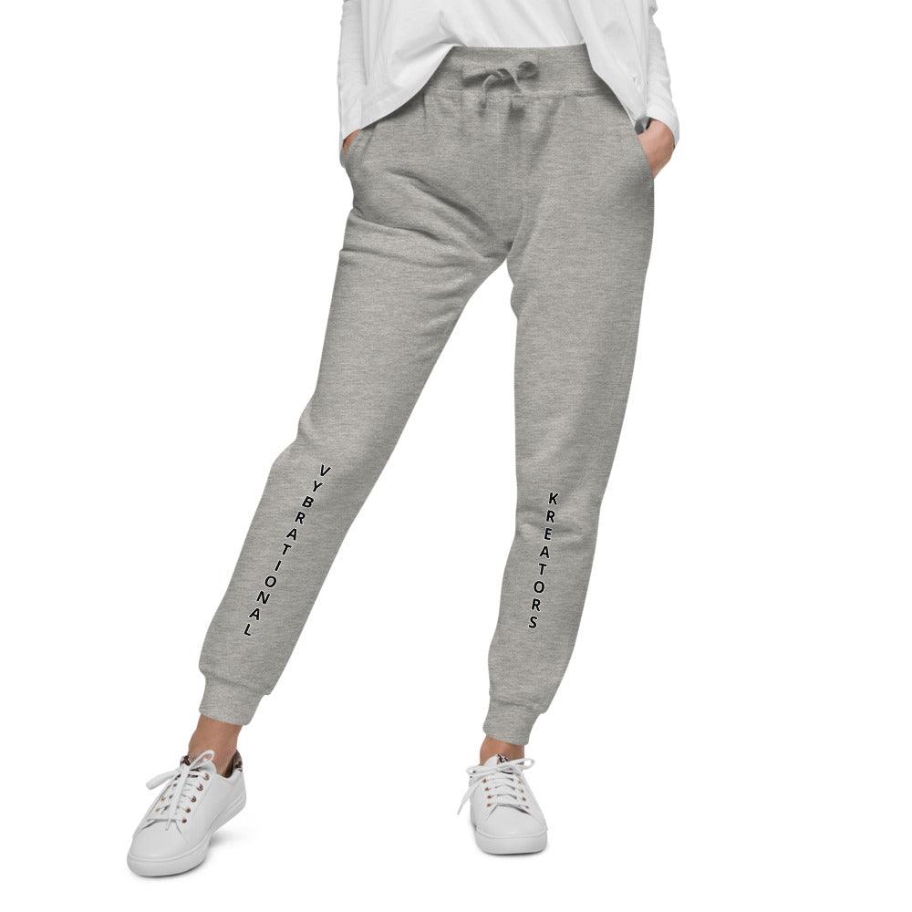 VK fleece sweatpants - VYBRATIONAL KREATORS®