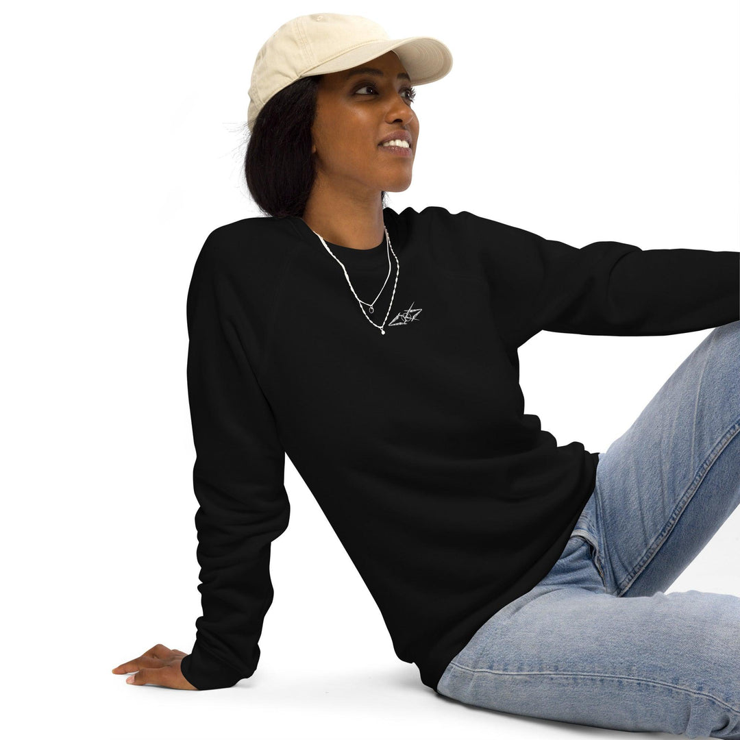 Women's organic raglan sweatshirt - VYBRATIONAL KREATORS®