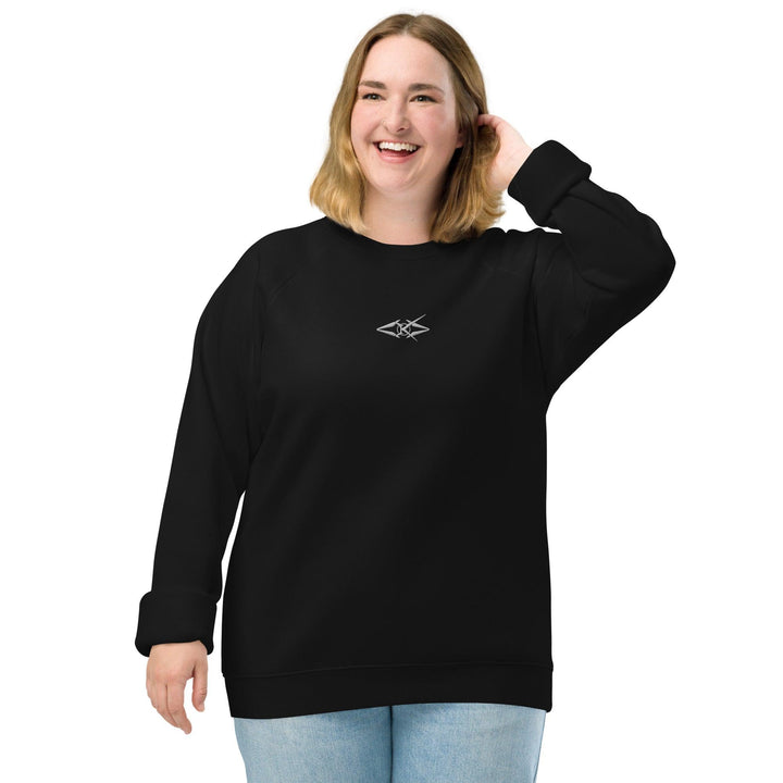 Women's organic raglan sweatshirt - VYBRATIONAL KREATORS®