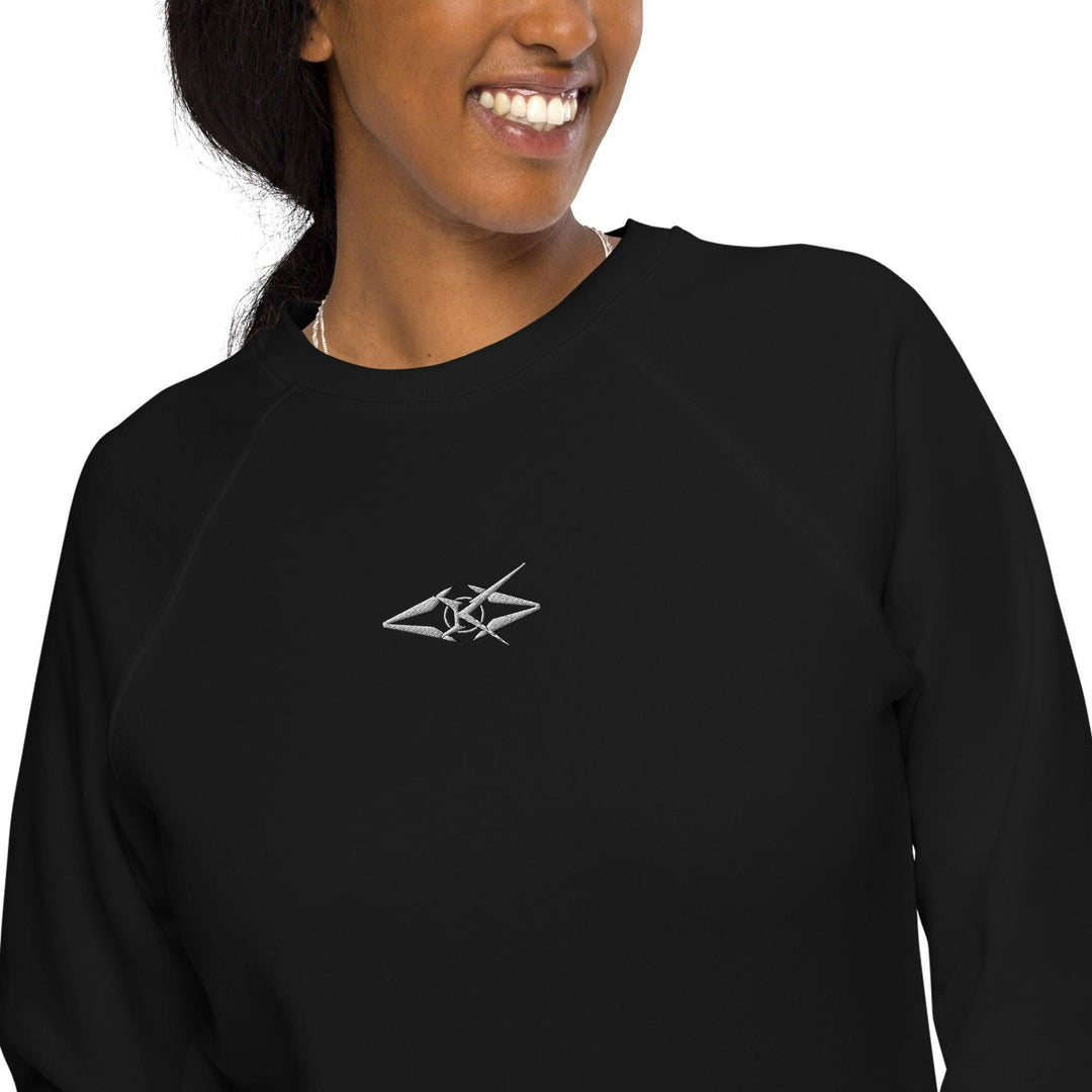 Women's organic raglan sweatshirt - VYBRATIONAL KREATORS®