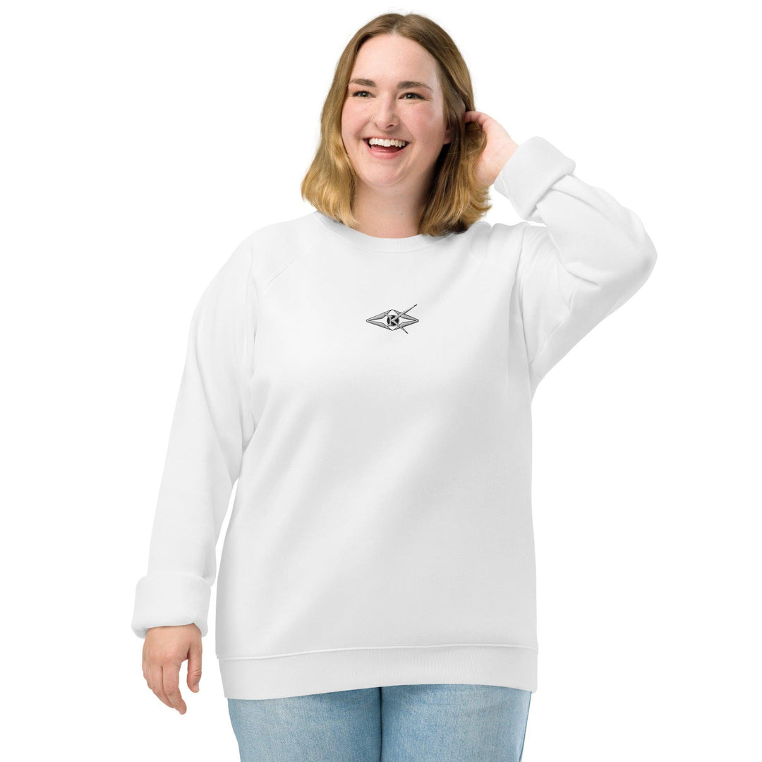 Women's organic raglan sweatshirt - VYBRATIONAL KREATORS®