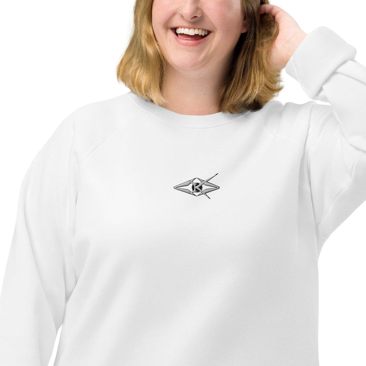 Women's organic raglan sweatshirt - VYBRATIONAL KREATORS®