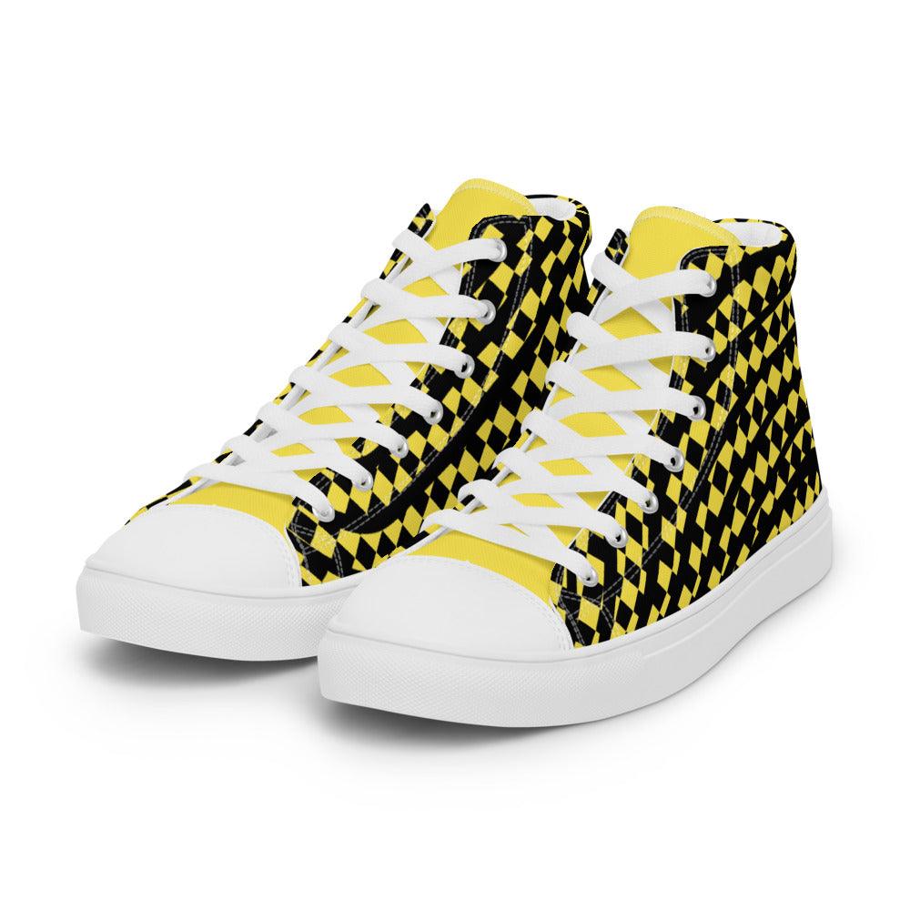 Women’s Yellow VYB 22s high top shoes - VYBRATIONAL KREATORS®