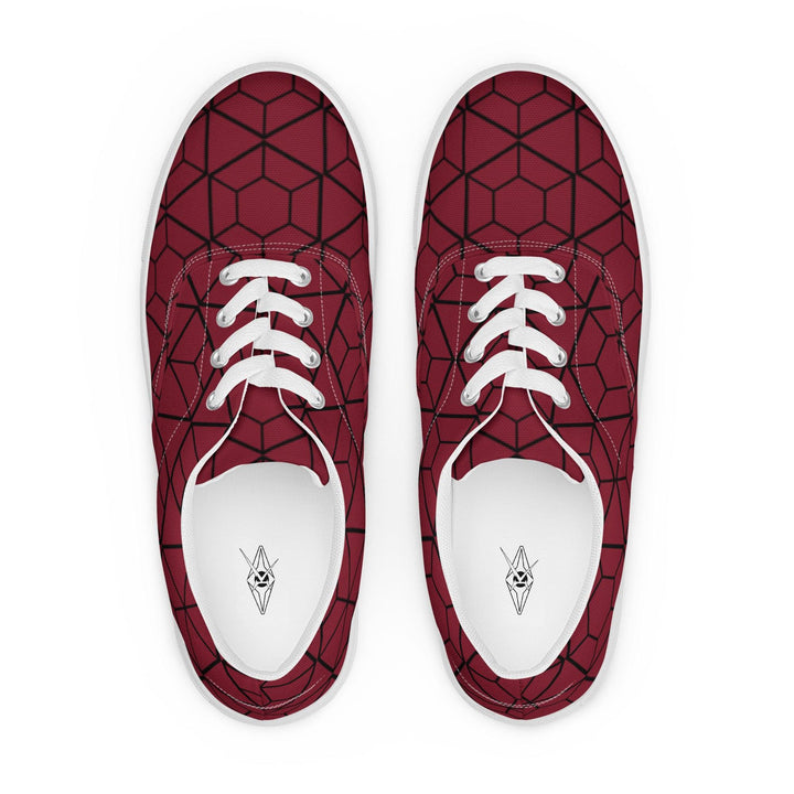 Women’s lace-up Burgundy shoes - VYBRATIONAL KREATORS®