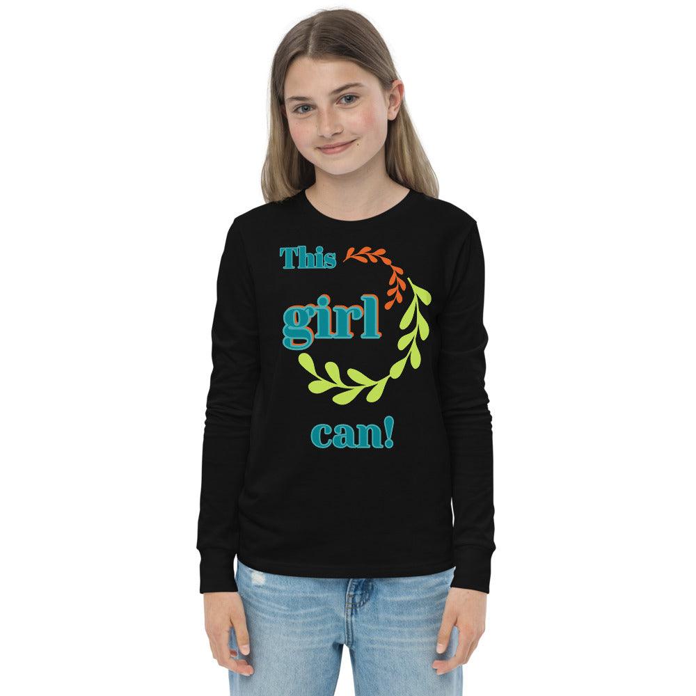 Youth Girls TGC long sleeve tee - VYBRATIONAL KREATORS®